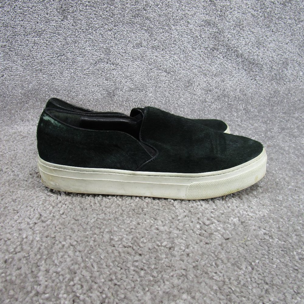 Celine Shoes Womens Size 38.5 Eu 8 Us Green Pony Hair Sneakers Flats